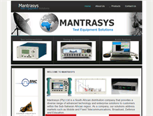 Tablet Screenshot of mantrasys.co.za